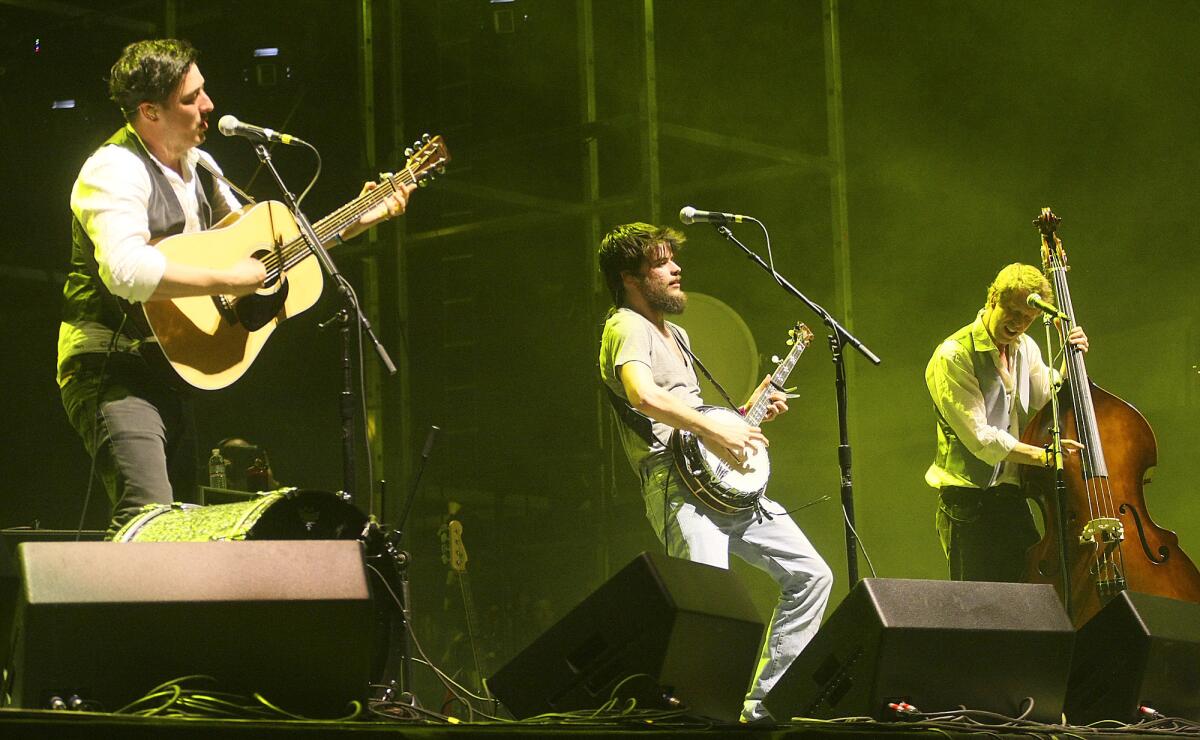 Mumford & Sons perform at the 2011 Coachella Valley Music and Arts Festival.