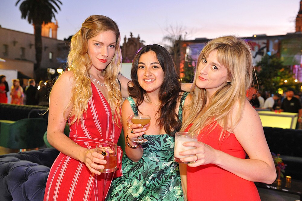 San Diegans dressed to impress at BLOOM BASH, described as "the high voltage celebration to kick off Art Alive," at the San Diego Museum of Art on Friday, April 12, 2019.