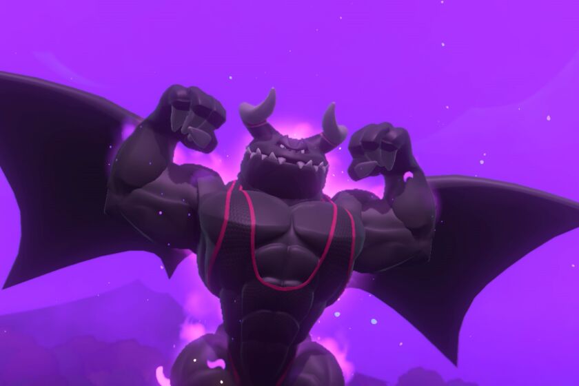 A body-building, fitness-obsessed dragon is the antagonist in Nintendo's "Ring Fit Adventure."