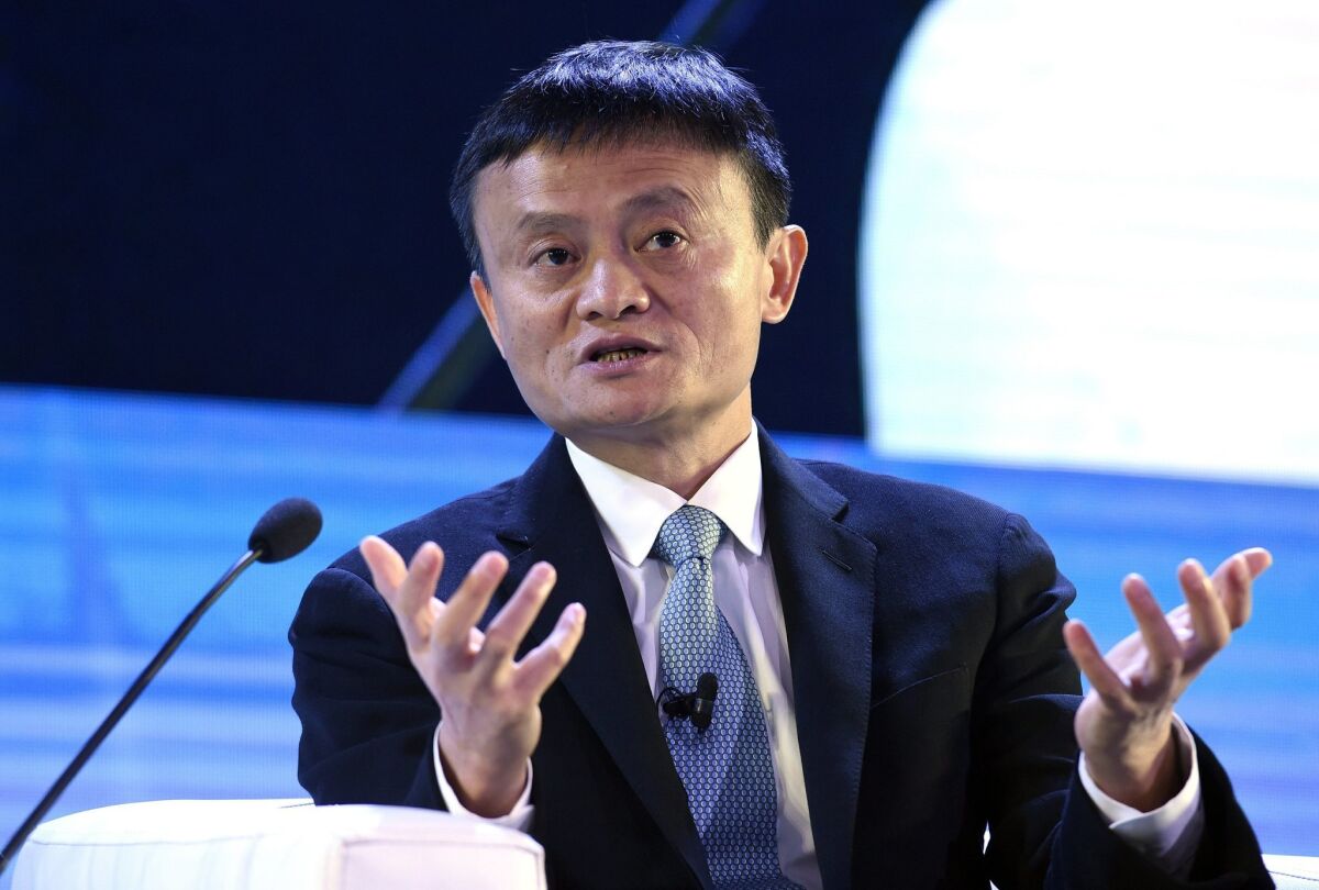 Chinese businessman Jack Ma partnered with Joseph Tsai in founding Alibaba.