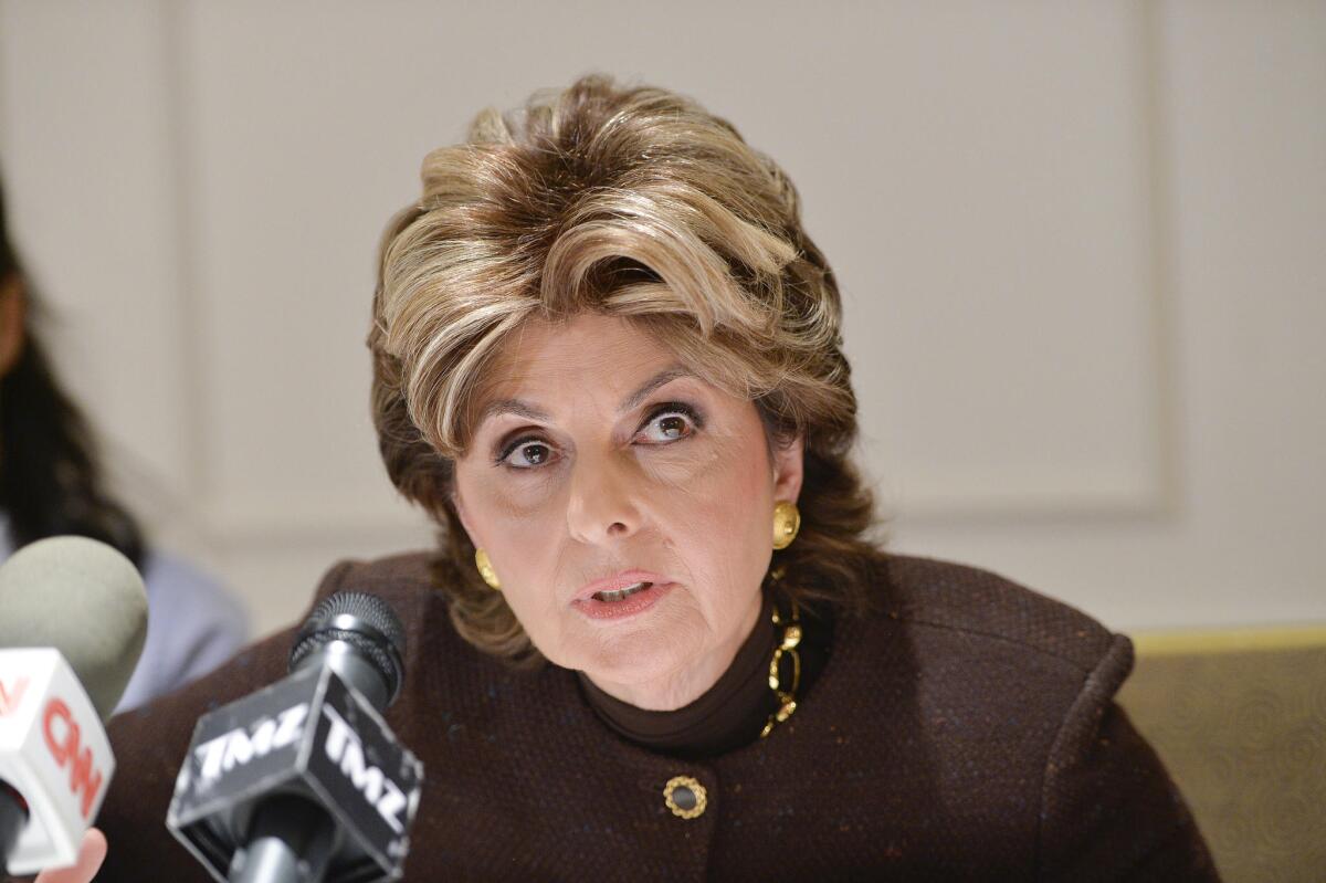 Attorney Gloria Allred will be part of a panel on sexual harassment in the entertainment industry hosted by SAG-AFTRA next week.