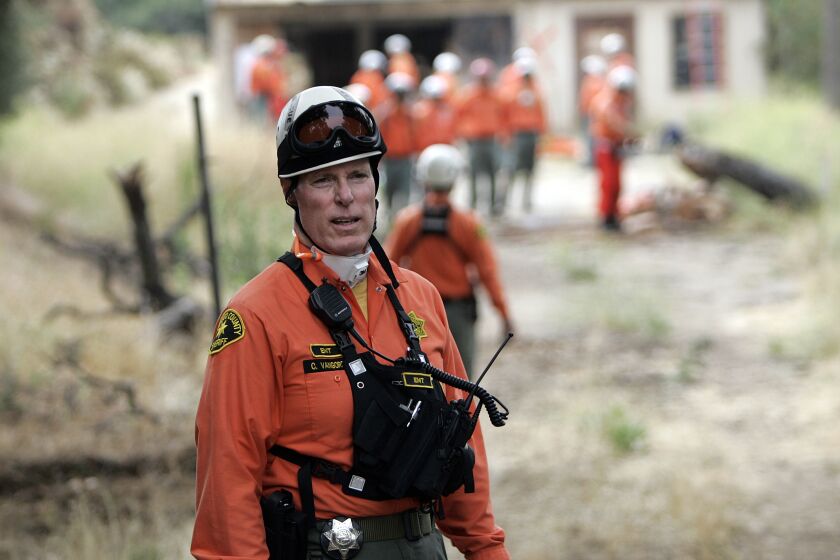 Scripps CEO Chris Van Gorder(cq) is volunteer commander through the Sheriff's office with search and rescue. 