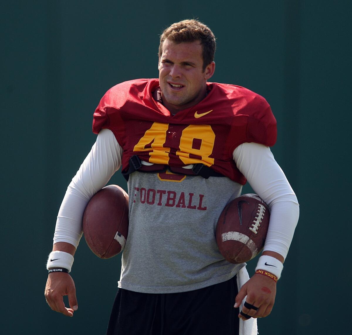 USC kicker Andre Heidari missed field-goal attempts of 40 and 46 yards in the Trojans' loss to Notre Dame on Saturday.