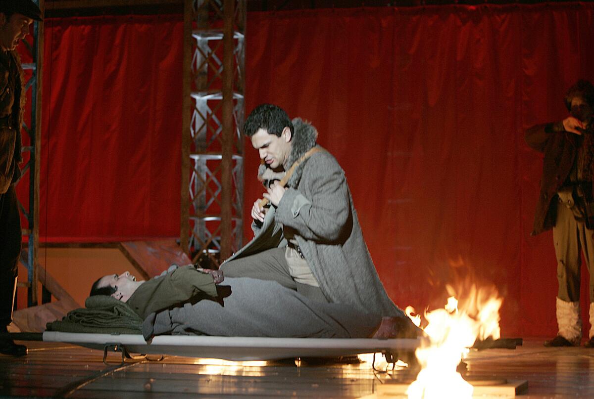 Ivan Hernandez is seen in the musical "Doctor Zhivago" at the La Jolla Playhouse in 2006 -- the show's first staging. No cast has been announced for next year's Broadway production.