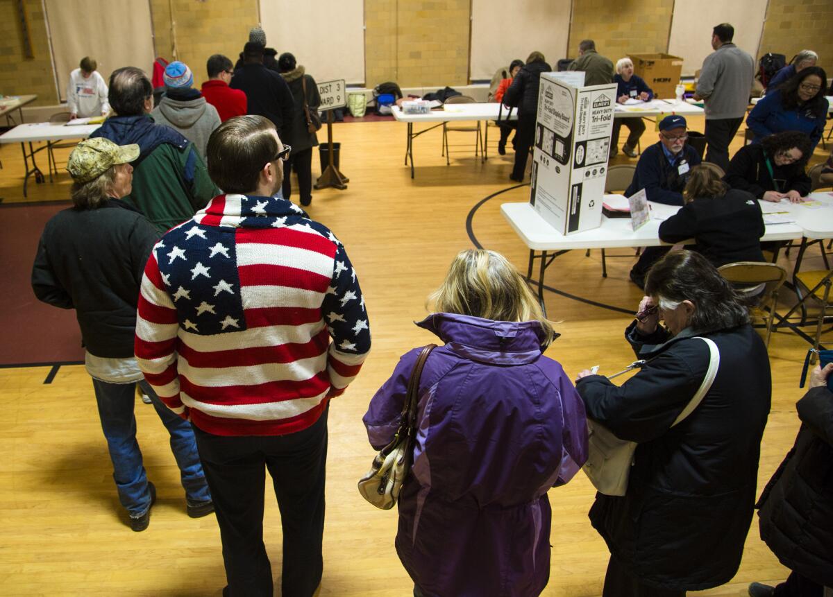 Voters in Milwaukee County cast ballots in the primary election in April 2016.