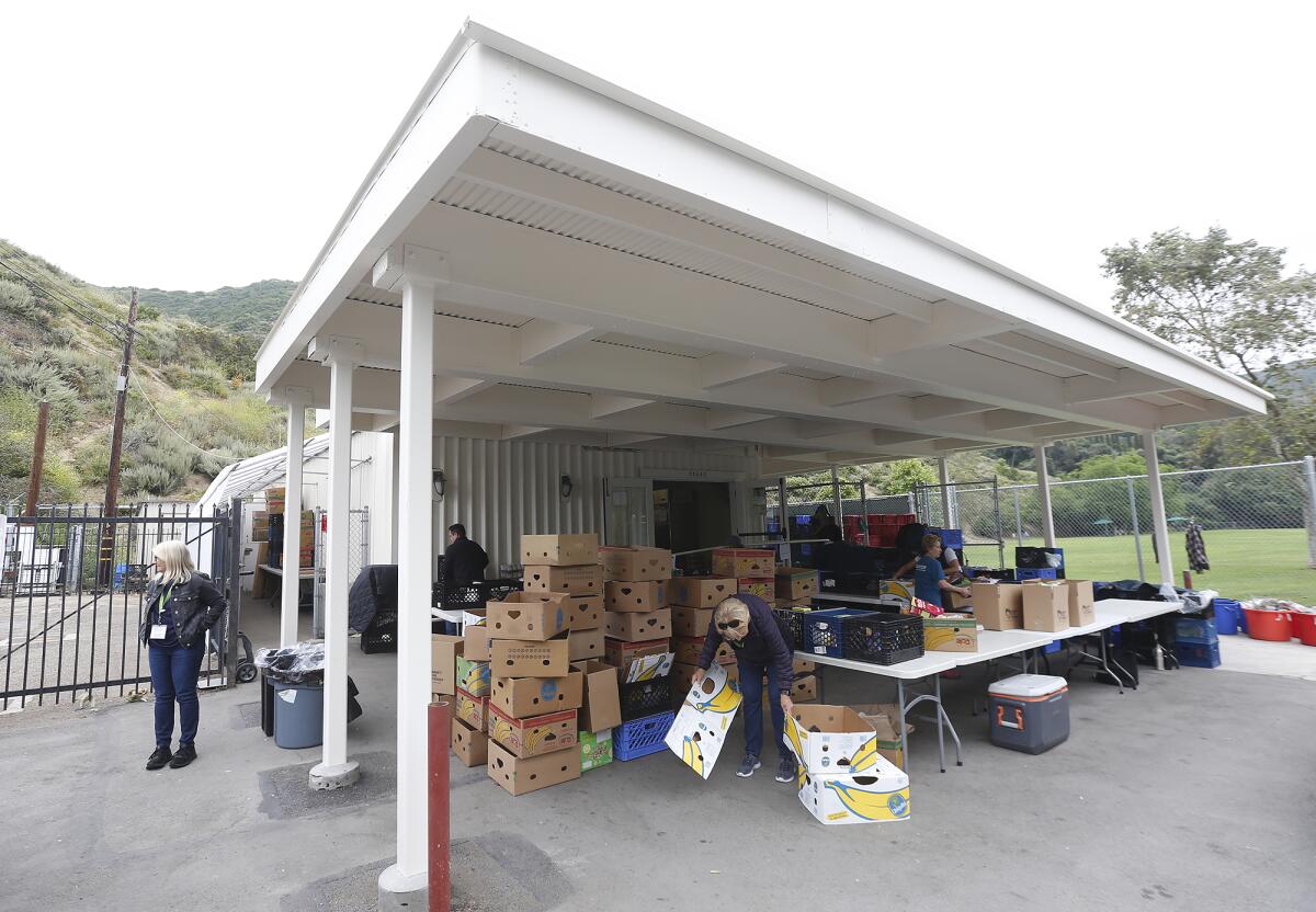 A new carport is a welcome addition to the Laguna Food Pantry in Laguna Beach.