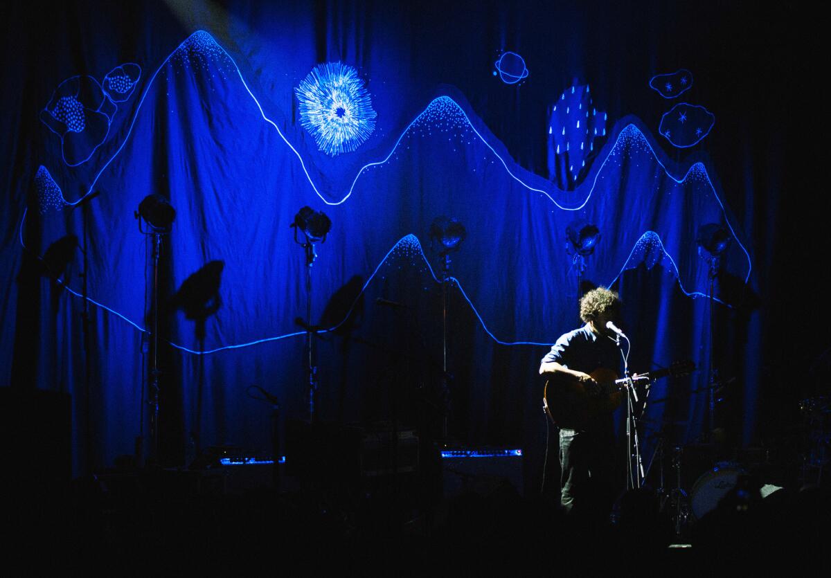 Swedish-born soft-indie-rock artist Jose Gonzalez plays the first of two sold out shows at the Regent Thursday, April 30, 2015.