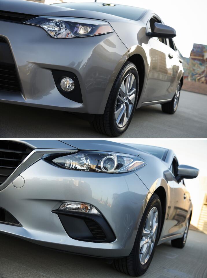 Comparing the 2014 Toyota Corolla and Mazda3