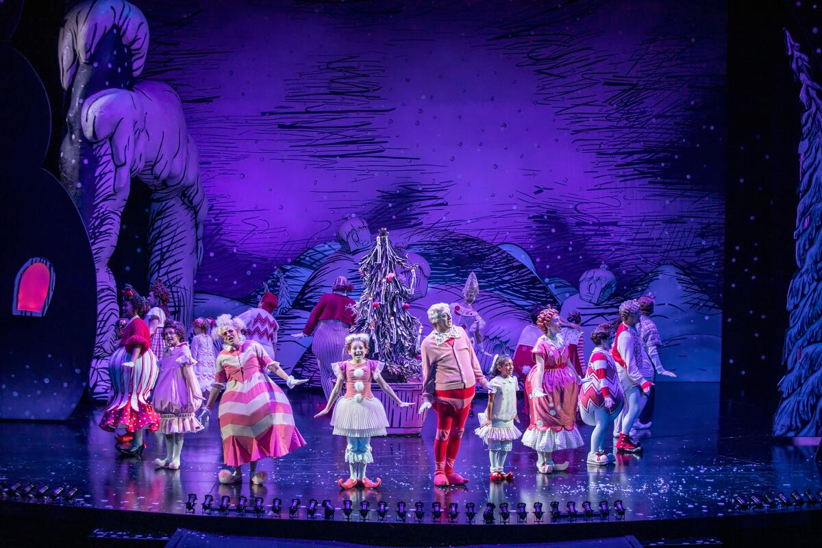 The Old Globe presents its 24th annual production of "Dr. Seuss's How the Grinch Stole Christmas!" musical beginning Nov. 10.