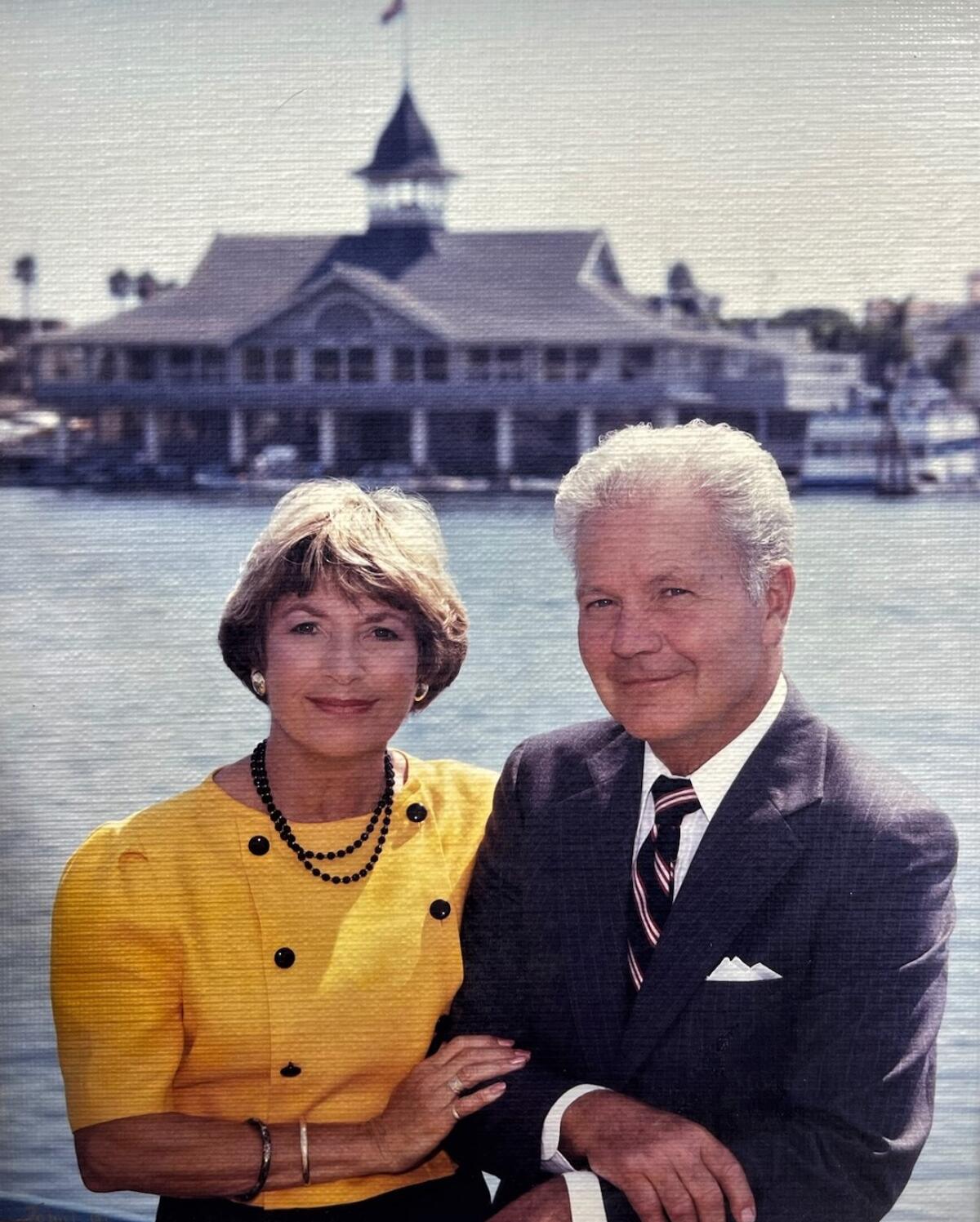 Patricia "Pat" Maurer with husband Philip in 1986.