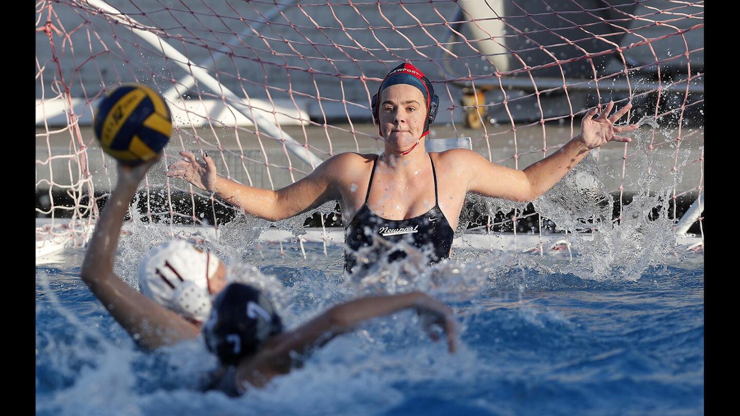 Photo Gallery: Newport Harbor vs. Long Beach Wilson girls water polo match