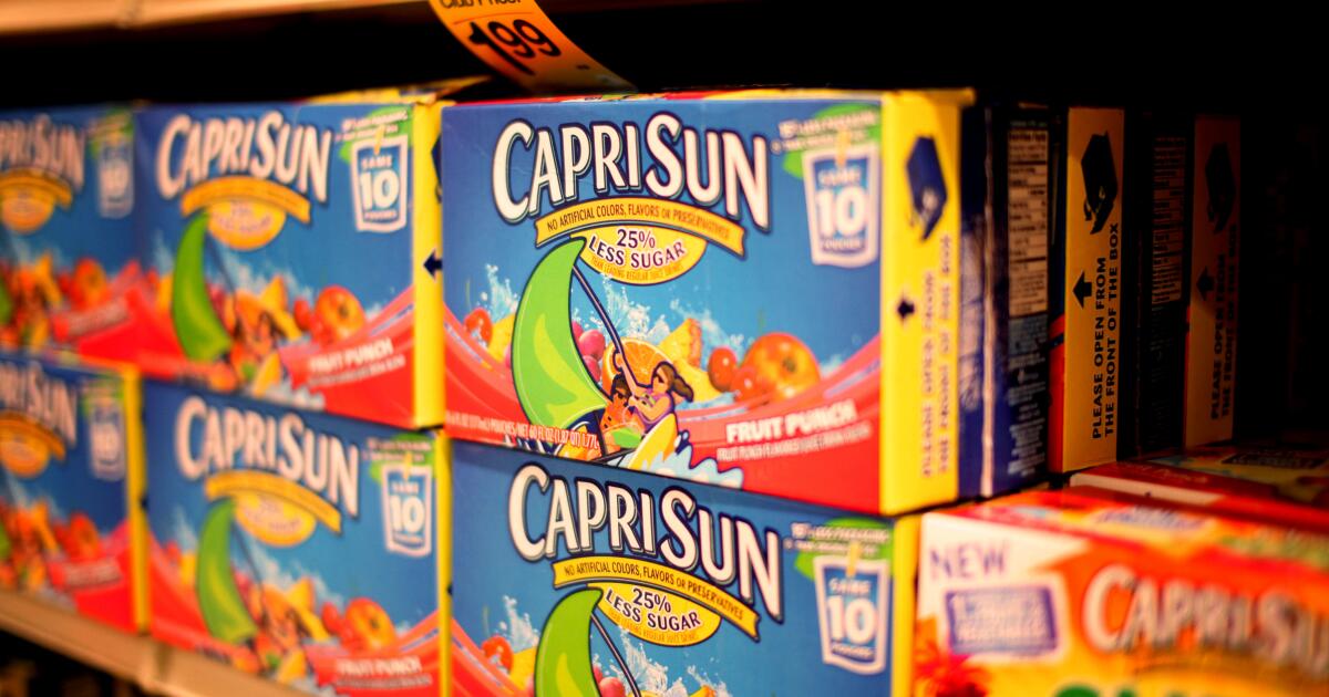 Capri Sun recall Kraft Heinz warns of contamination Los Angeles Times