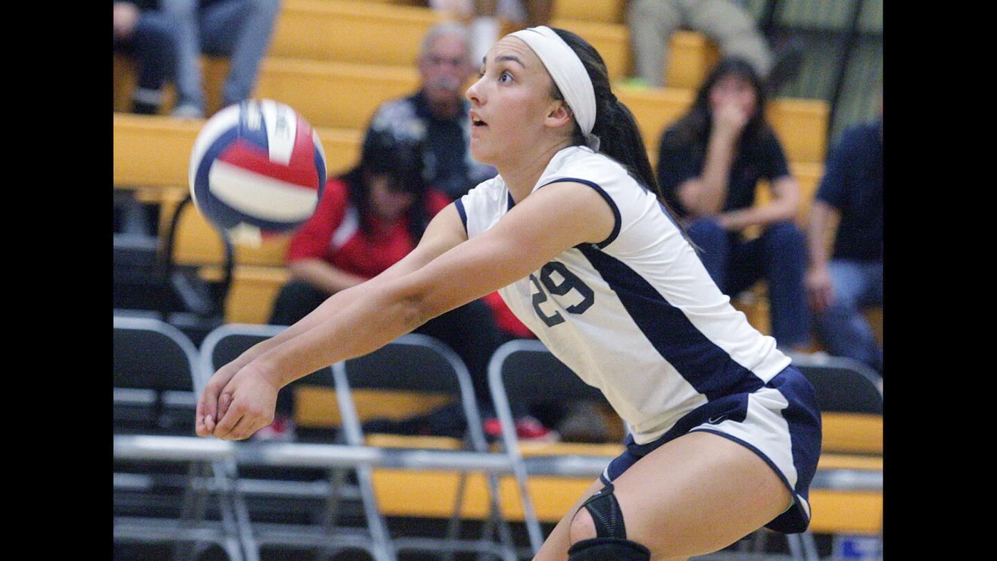 Photo Gallery: St. Monica Academy wins first round of State CIF Division V girls volleyball against Verdugo Hills 3-2