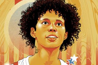 Illustration of Team USA women's basketball player Brittney Griner.