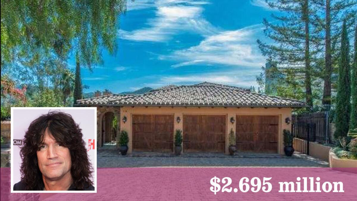 KISS lead guitarist and songwriter Tommy Thayer has listed his Lake Sherwood home for sale.