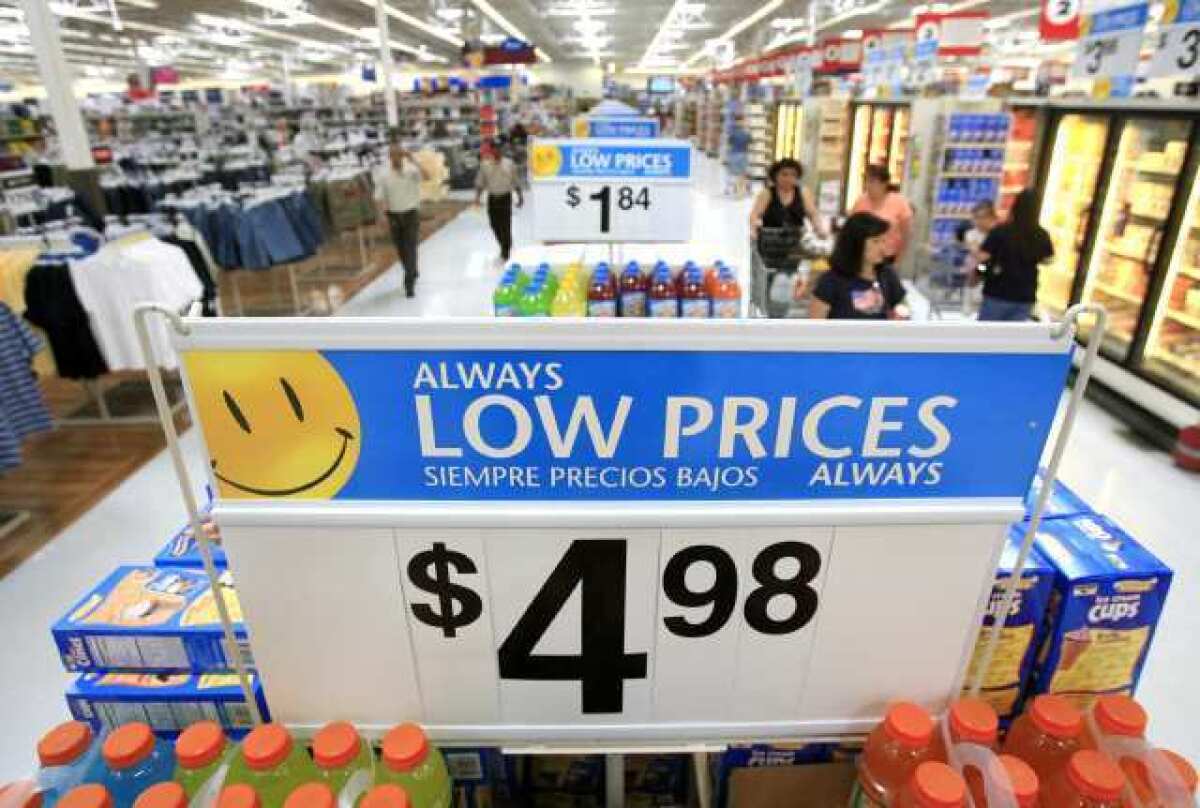 Wal-Mart's low holiday prices may have hurt its fourth-quarter profit