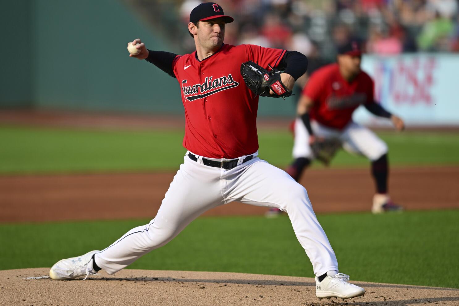 Naylor drives in 3, Bibee pitches into 7th inning as Guardians