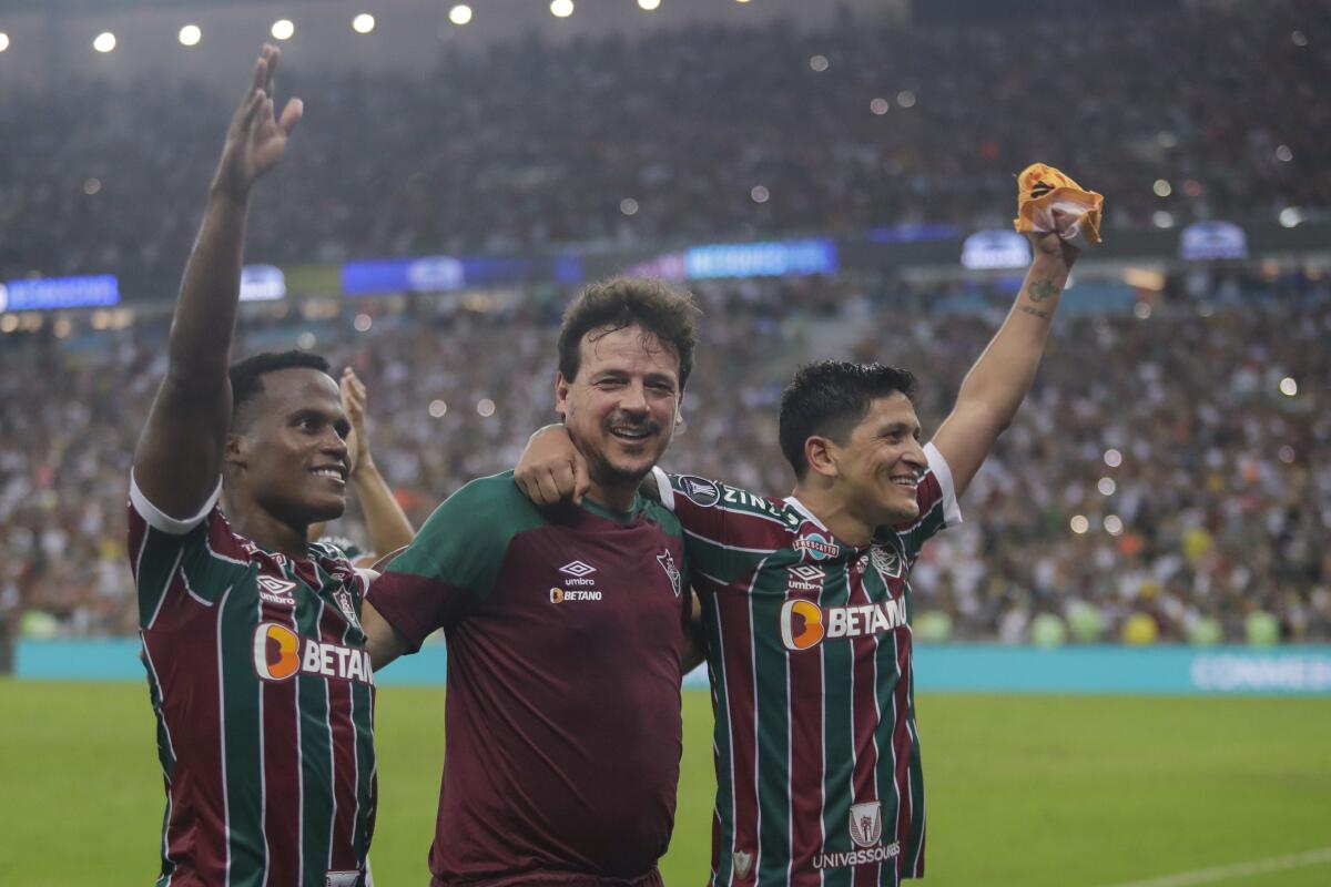 Coach Fernando Diniz of Brazil's Fluminense c 