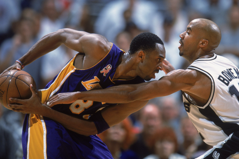 Kobe Bryant had a heated rivalry with San Antonio's Bruce Bowen.