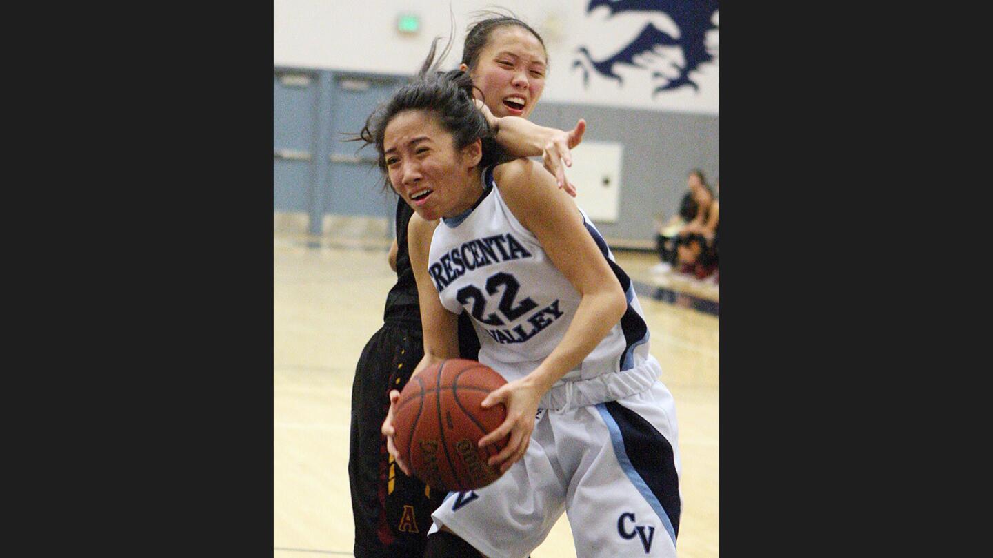 Photo Gallery: Crescenta Valley girls' basketball beats Arcadia and wins Pacific League