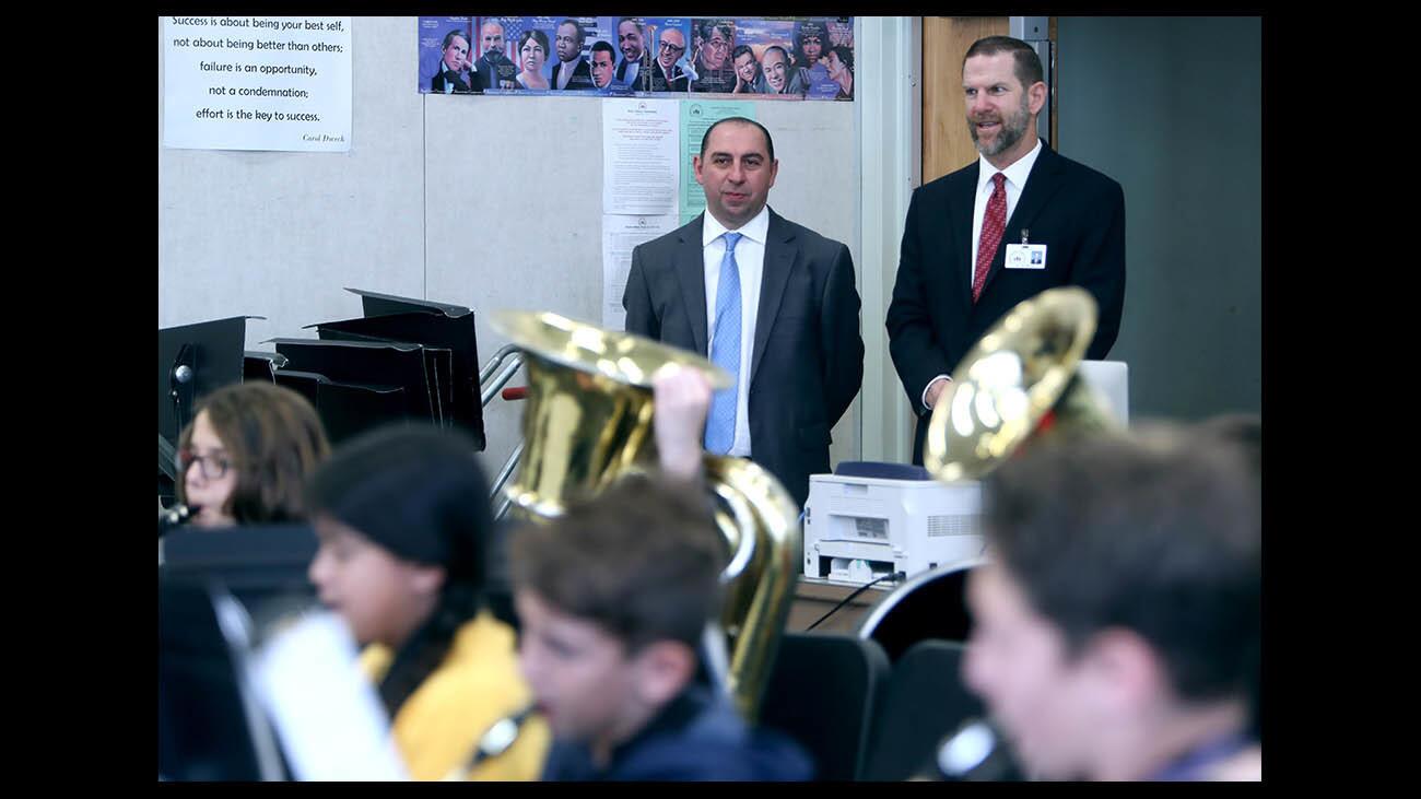 Photo Gallery: Principal for a Day at Muir Middle School