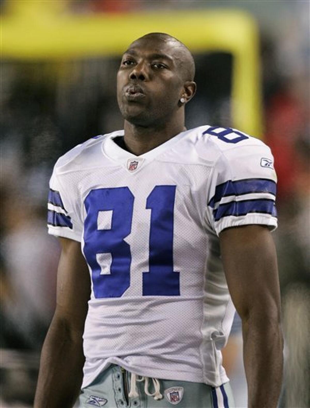 Terrell Owens  Dallas cowboys football team, Dallas cowboys gear, Dallas  cowboys