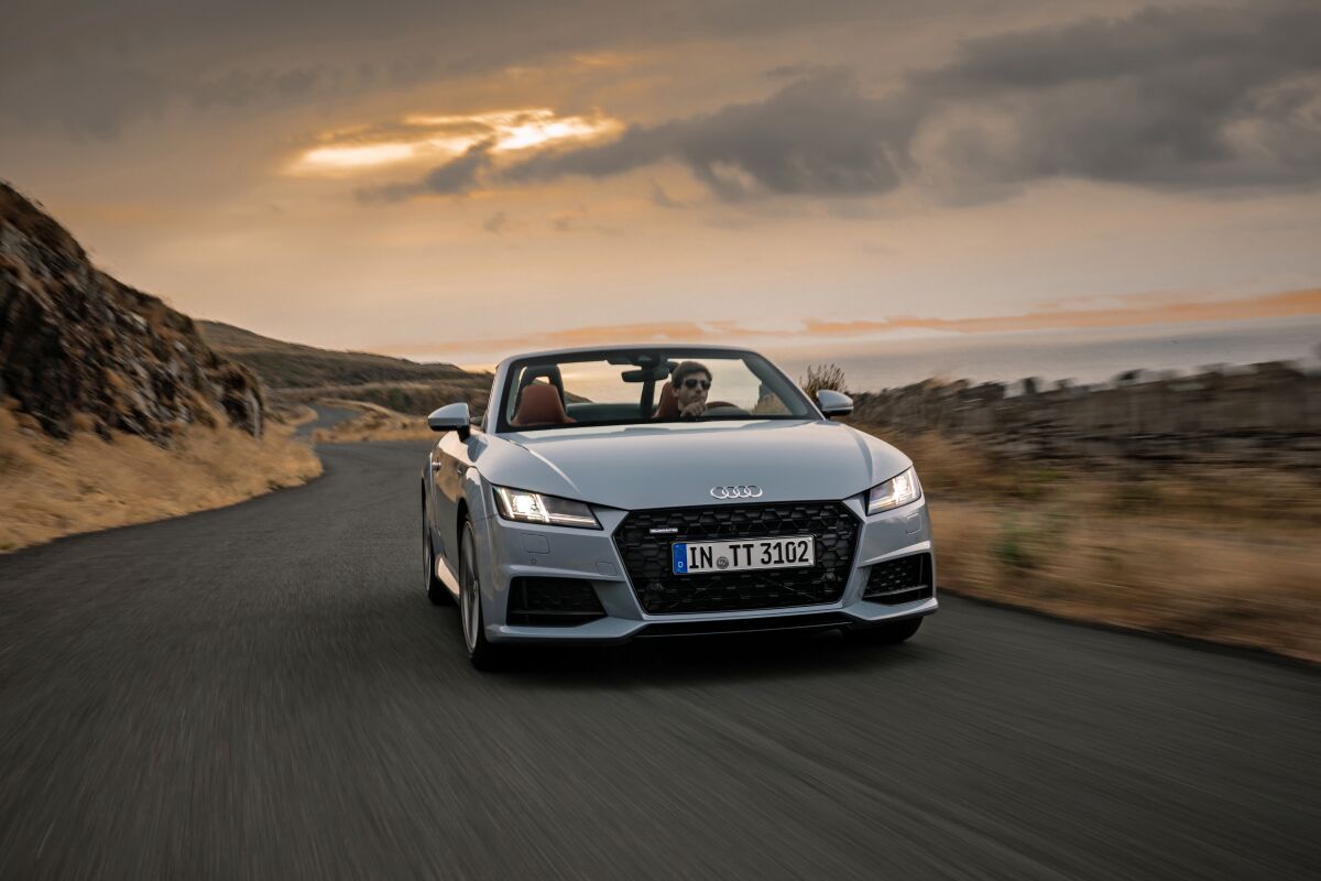 For the 20th anniversary of its TT Roadster, Audi produced 999 special-edition 2019 TTs (Roadster version, above). Of the 100 allotted to U.S. dealers, all have been spoken for. Luckily, “regular” TTs are available (and cheaper).