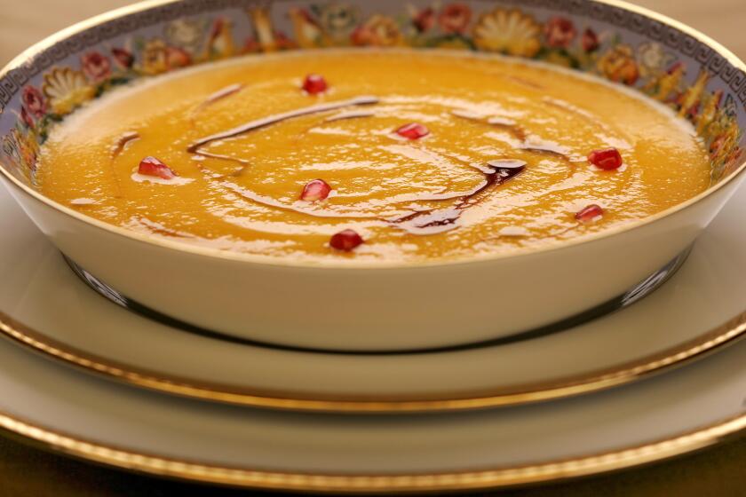 Recipe: Carrot and pomegranate soup