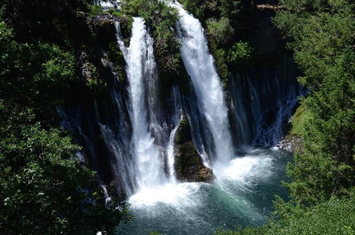 Burney Falls from above.