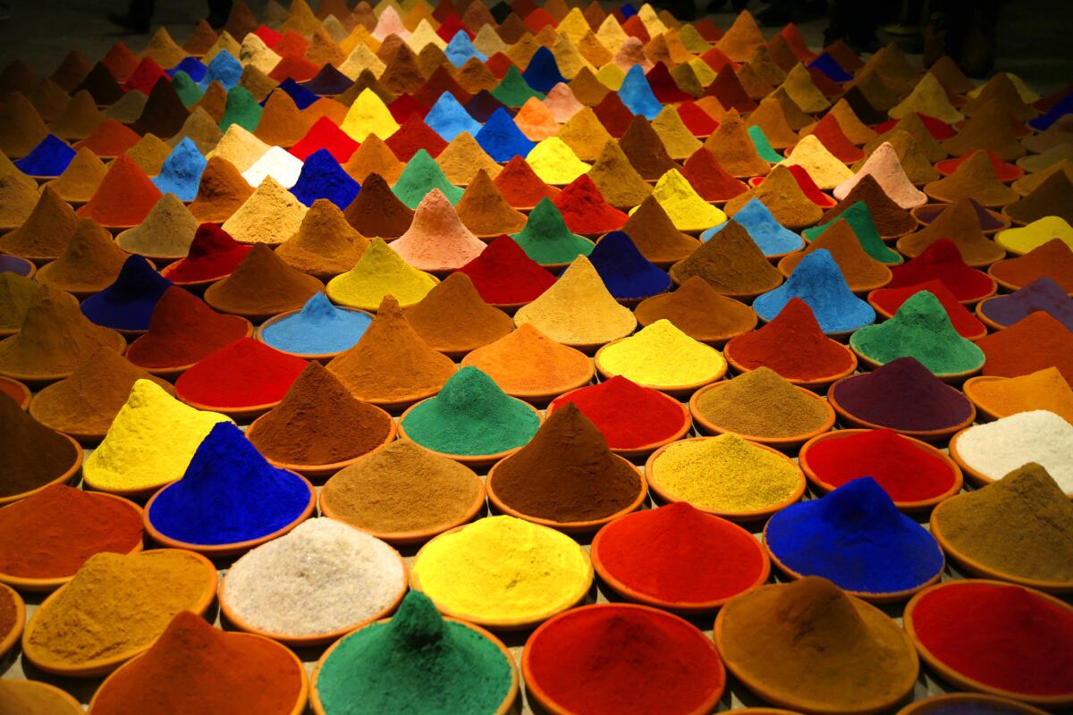 Sonia Falcone's installation "Campo de Color (Color Field)," 2012.