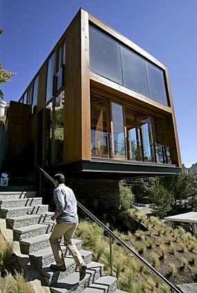 Architect Jeffrey Eyster took an 18-month leave to build his 2,200-square-foot dream green house in the hills above Laurel Canyon. I feel better knowing that paying for building and installing green products leads to a healthier lifestyle for my family, the greater community and the environment, he said.