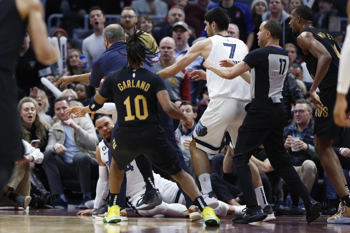 NBA suspends Grizzlies' Dillon Brooks one game, fines Cavaliers