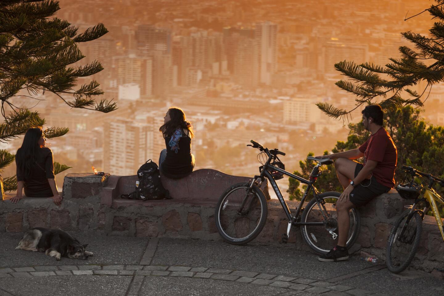 Biking in Chile