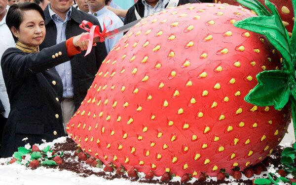 World's largest fruit shortcake