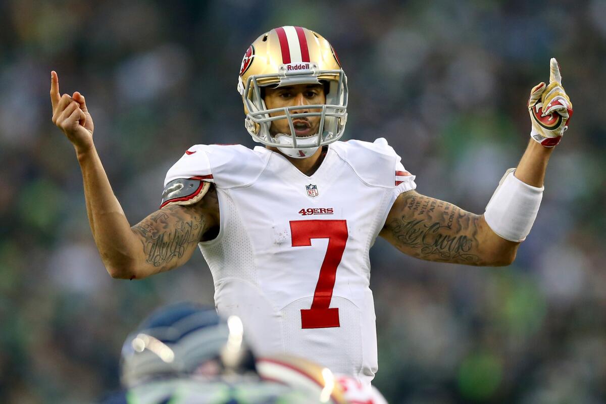 San Francisco quarterback Colin Kaepernick has signed a six-year contract extension, the team announced Wednesday.