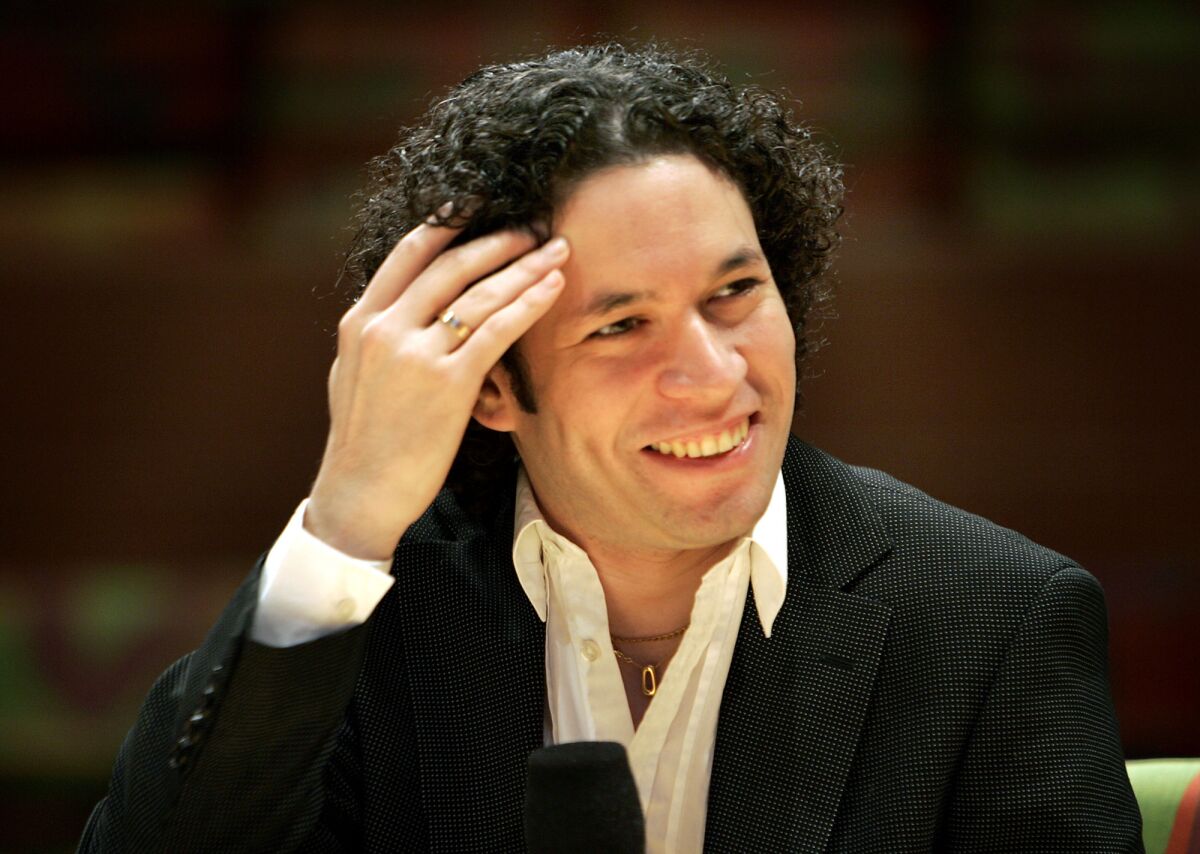 Venezuelan conductor Gustavo Dudamel in 2007.
