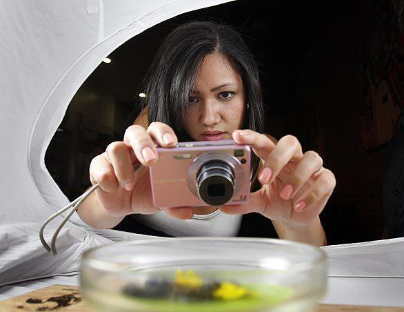 Food blogger Misty Oka makes use of a light box to photograph items at downtown Los Angeles restaurant Ludo Bites. Go out to a restaurant these days and you may see cameras flashing, shutters snapping and digital recorders going as diners snap pictures and document each dish that is set before them. See full story