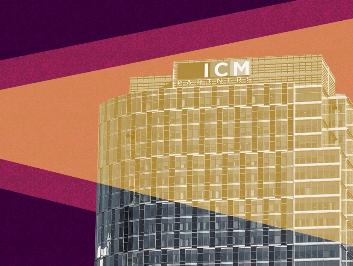 ICM building with an illustrated highlight