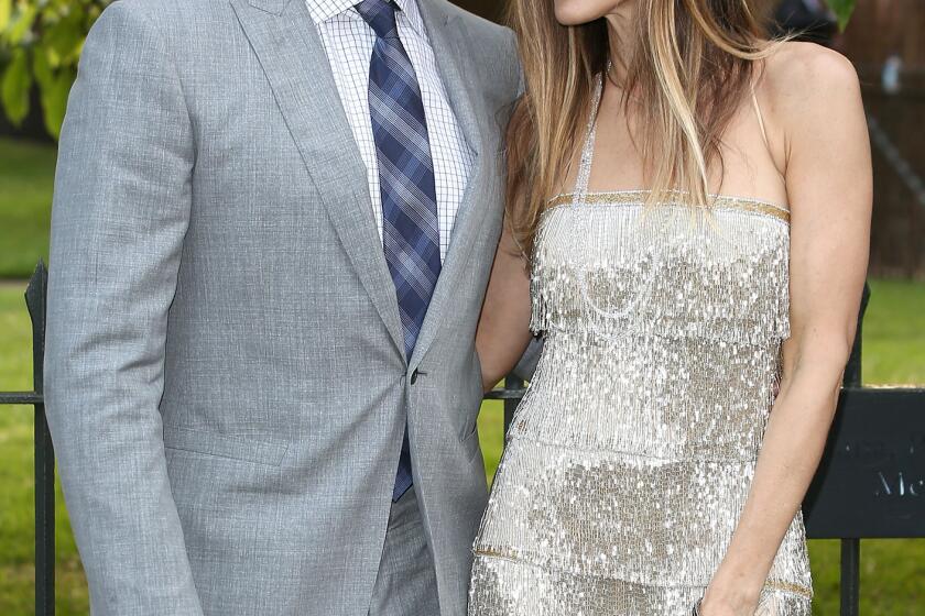 Sarah Jessica Parker and her husband Matthew Broderick attend the annual Serpentine Gallery summer party in London in June.