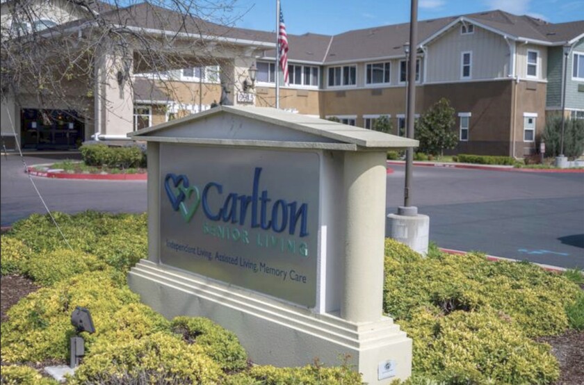 A resident of the Carlton Senior Living in Elk Grove has tested positive for COVID-19.