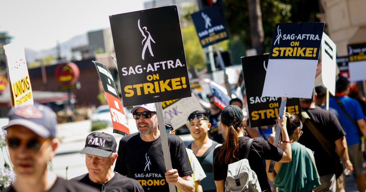 Sharp partisan divide over sympathy with striking writers and actors, poll finds Sharp partisan divide over sympathy with striking writers and actors, poll finds