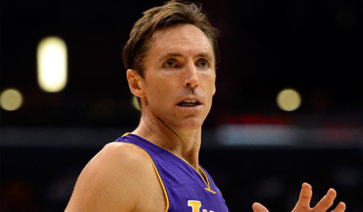 Steve Nash, who turns 39 in February, says he's "incredibly optimistic and inspired" by the Lakers' chances once he returns from injury.