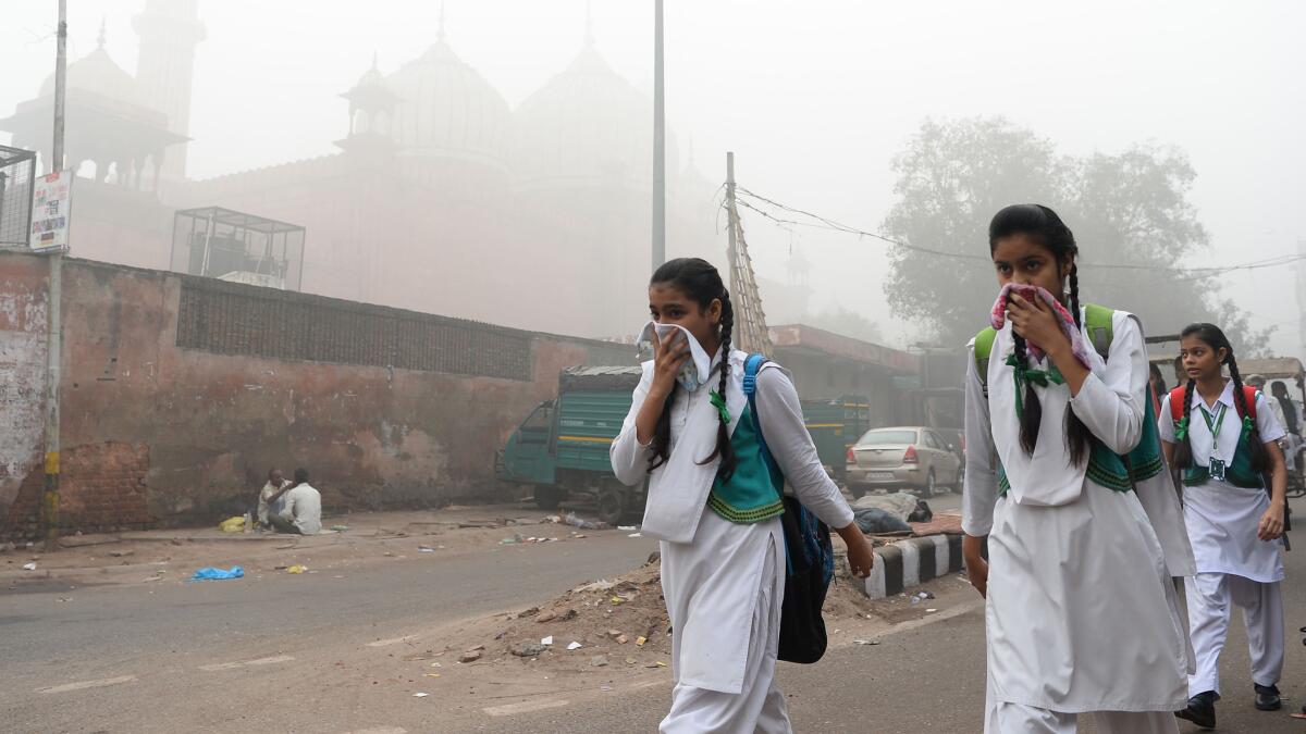 Delhi shut all primary schools as pollution levels hit nearly 30 times the World Health Organization safe level.