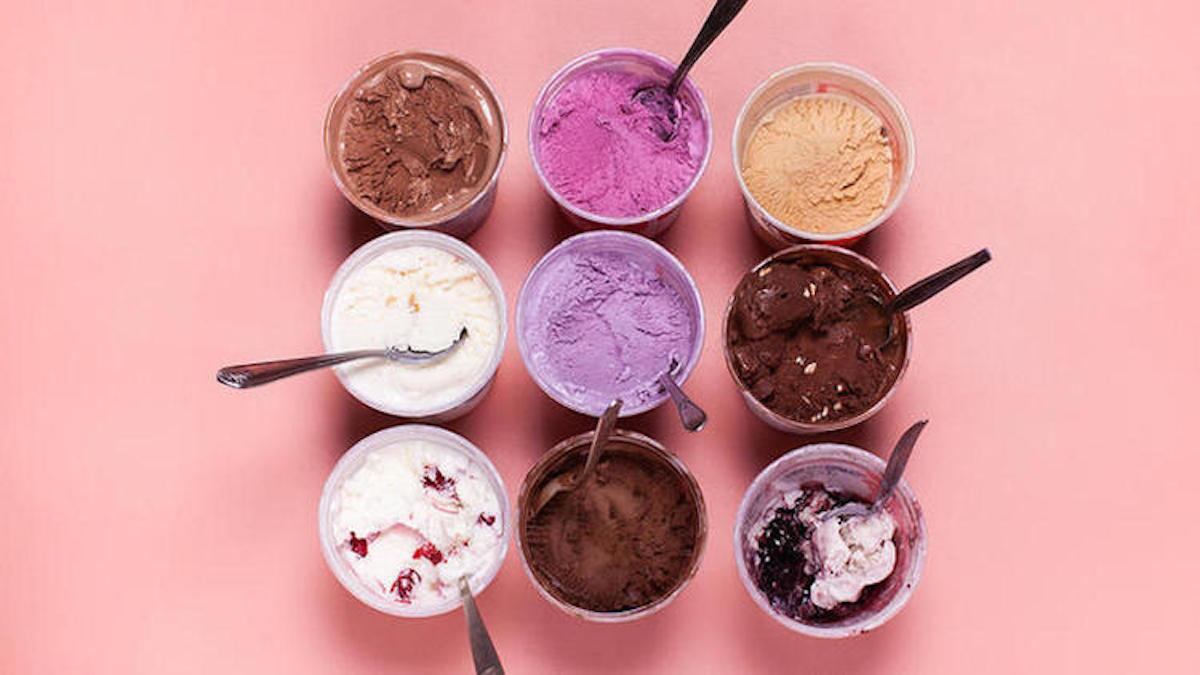 Just some of the myriad flavors of ice cream from Jeni's Splendid Ice Cream, the first stand alone shop on the West Coast.
