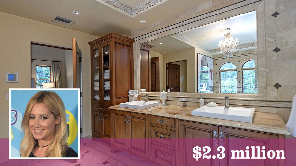 Actress Ashley Tisdale sold the Toluca Lake home her father built for $2.3 million.