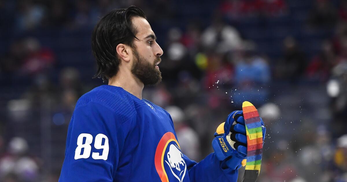 NHL bans players from wrapping sticks with rainbow-colored Pride Tape