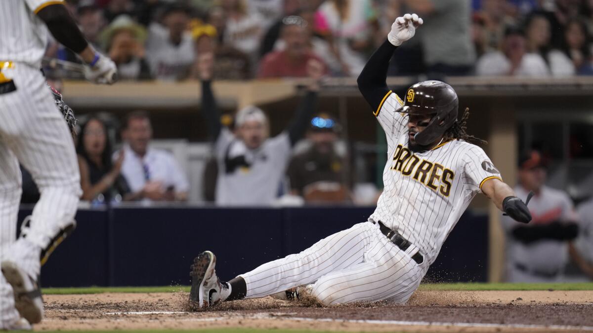 Tatis steals home, Snell sharp as the Padres beat the Orioles 5-2 to take 2  of 3 - WTOP News