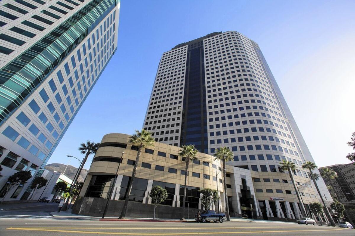 Burbank Tower on West Alameda Ave., Tuesday, March 18, 2014. (Ricardo DeAratanha/Los Angeles Times).