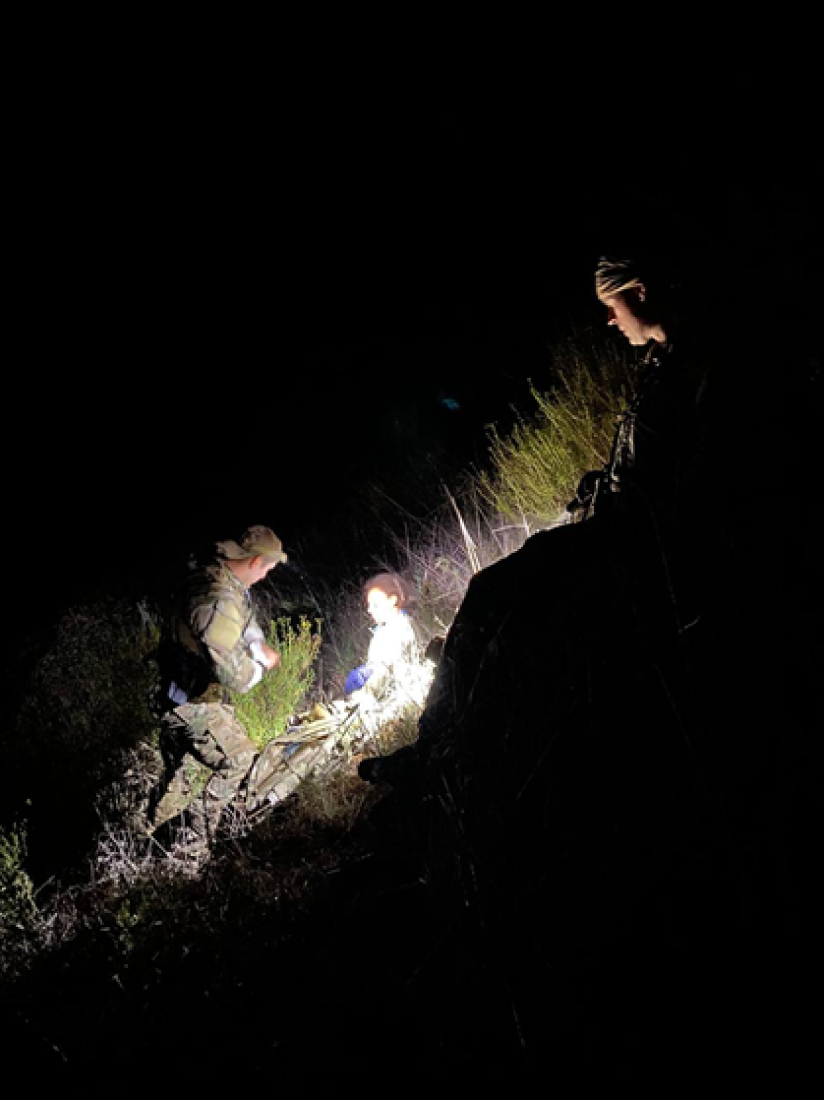 Border Patrol agents and Cal Fire firefighters rescued a woman who was lost and injured in the Otay Mountain area Sunday.