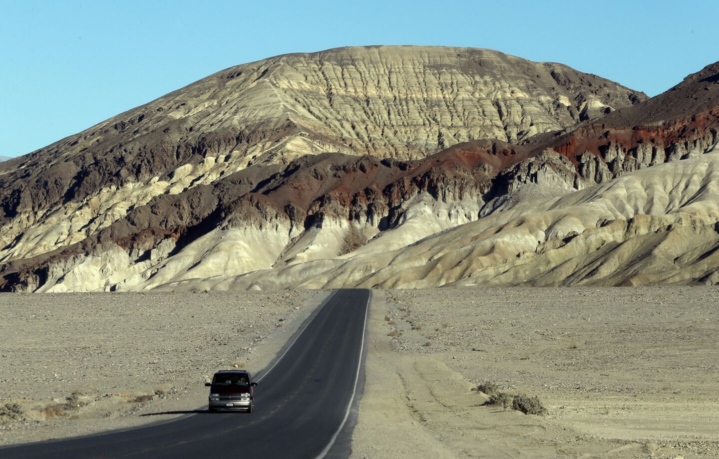 Death Valley is the largest of America's national parks, at 3.4 million acres. Visitors should have a vehicle with high clearance and lots of water.